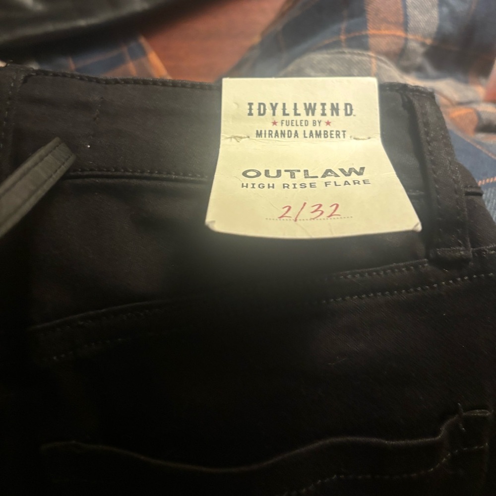 Idyllwind Outlaw Black High Rise Flare Jeans women
